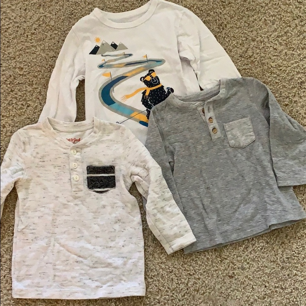 Boy long sleeve shirts bundle